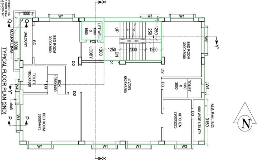 3 BHK Flat for Sale in New Town Action Area 1-CT98166-Fl1717